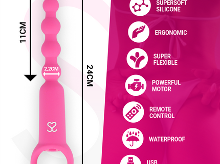 MORESSA - RONIE REMOTE CONTROL ANAL PLEASURE PINK