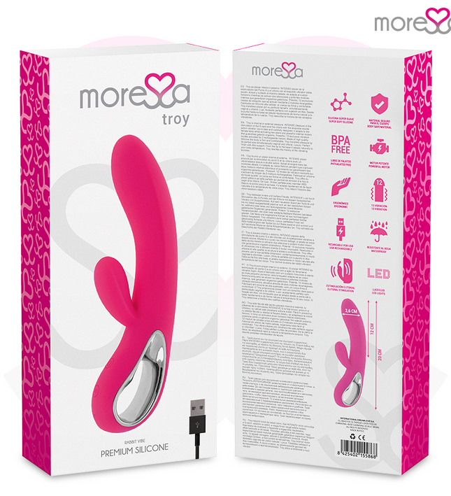 MORESSA - TROY PREMIUM SILICONE RECHARGEABLE