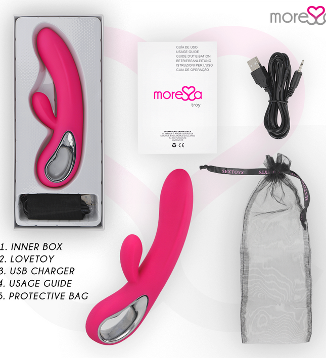 MORESSA - TROY PREMIUM SILICONE RECHARGEABLE