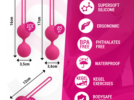 MORESSA - OSIAN SET PREMIUM SILICONE PINK (Osian One - 51 g | Osian Two - 101 g | Osian Three 85 g)