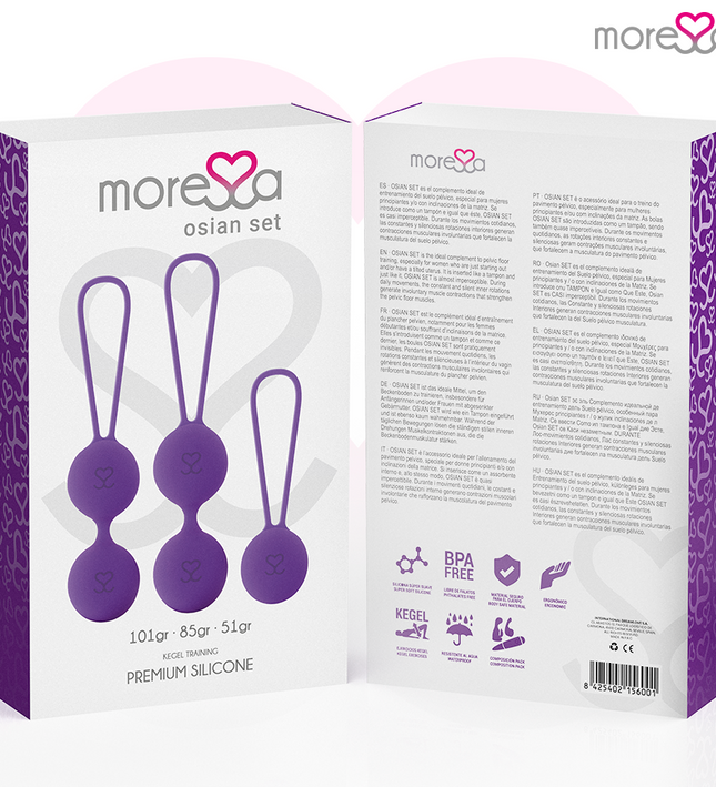 MORESSA - OSIAN SET PREMIUM LILAC SILICONE