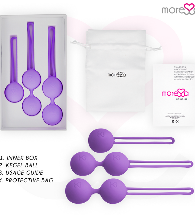 MORESSA - OSIAN SET PREMIUM LILAC SILICONE