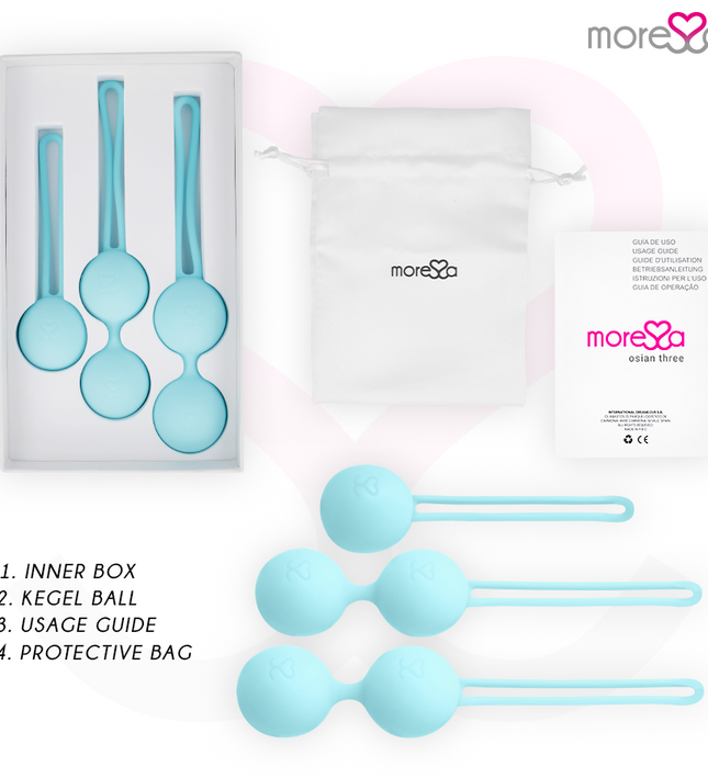 MORESSA - OSIAN SET PREMIUM TURQUOISE SILICONE