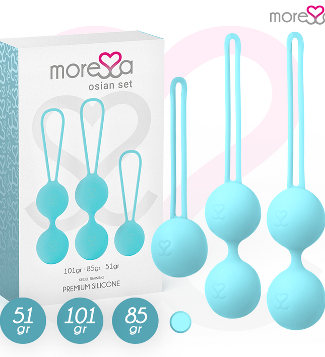 MORESSA - OSIAN SET PREMIUM TURQUOISE SILICONE