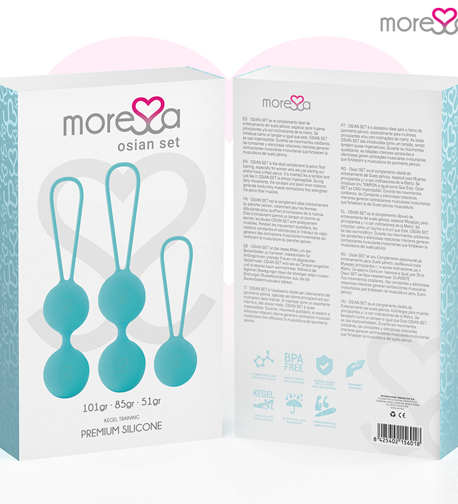 MORESSA - OSIAN SET PREMIUM TURQUOISE SILICONE