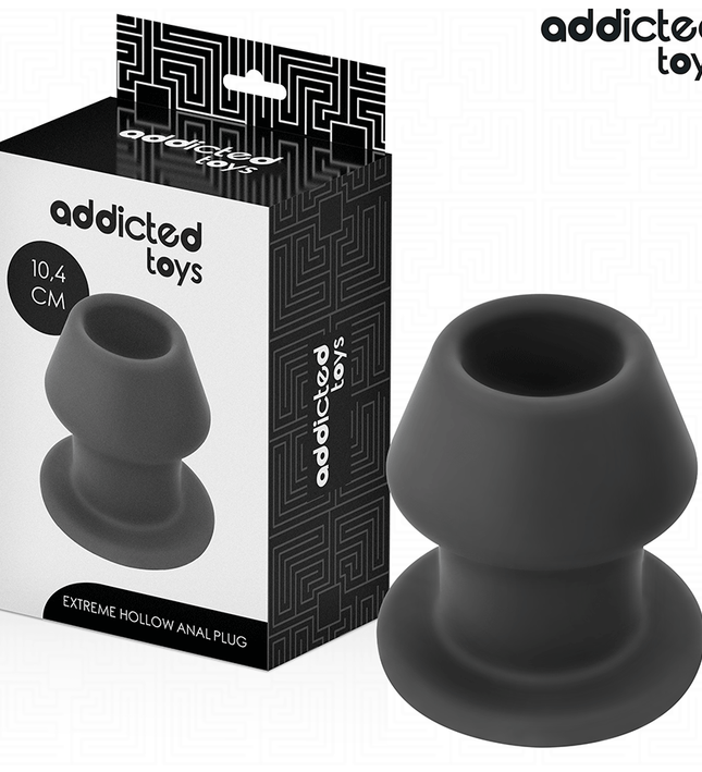 ADDICTED TOYS - EXTREME HOLLOW ANAL PLUG SILICONE SIZE L 10.4 CM