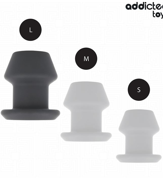 ADDICTED TOYS - EXTREME HOLLOW ANAL PLUG SILICONE SIZE L 10.4 CM