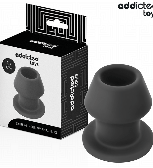 ADDICTED TOYS - EXTREME HOLLOW ANAL PLUG SILICONE SIZE S 7.5 CM