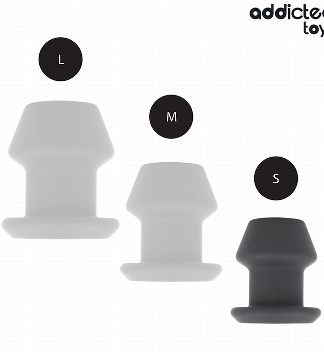 ADDICTED TOYS - EXTREME HOLLOW ANAL PLUG SILICONE SIZE S 7.5 CM