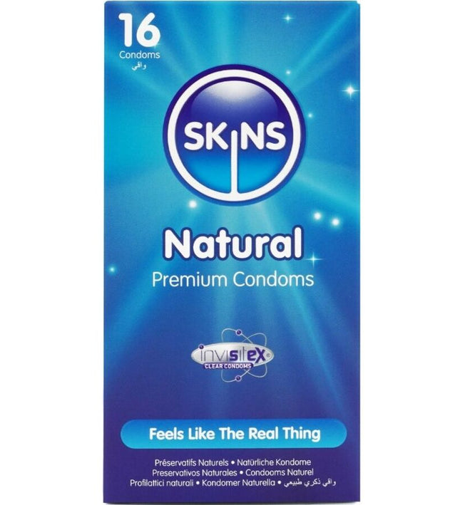 SKINS - NATURAL PREMIUM CONDOMS PACK 16