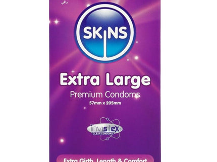 SKINS - EXTRA LARGE PREMIUM CONDOMS PACK 8