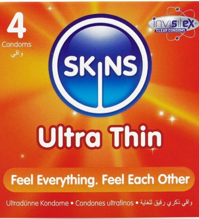 SKINS - ULTRA THIN PREMIUM CONDOMS PACK 4