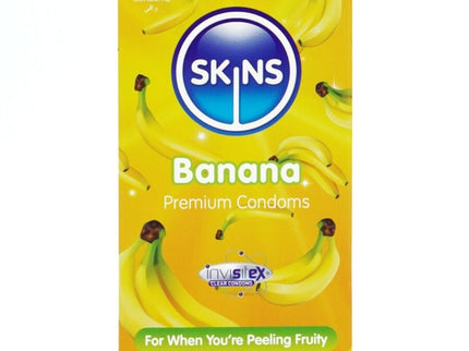 SKINS - BANANA PREMIUM CONDOMS PACK 8