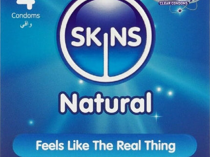 SKINS - NATURAL PREMIUM CONDOMS PACK 4