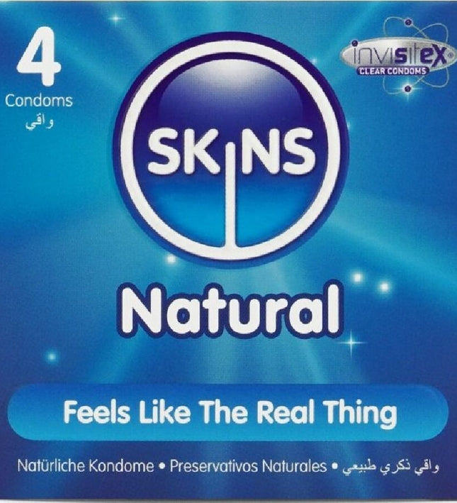 SKINS - NATURAL PREMIUM CONDOMS PACK 4