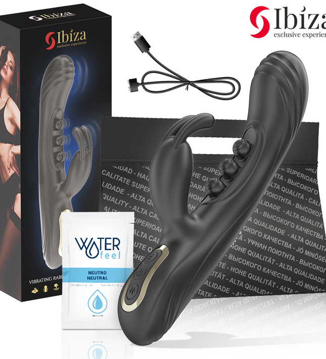 IBIZA - VIBRATING RABBIT WITH PULSATION