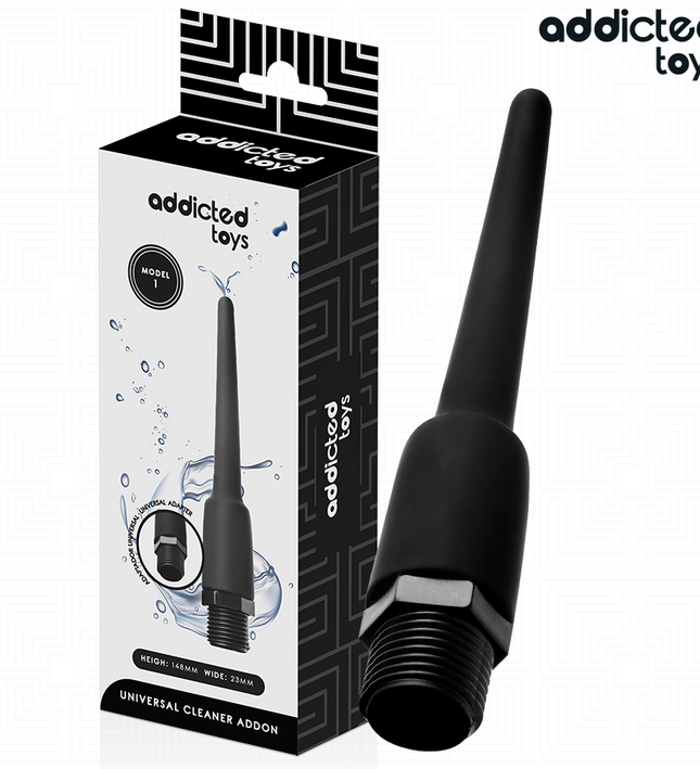 ADDICTED TOYS - ANAL CLEANER WITH UNIVERSAL ADAPTER MODEL 1