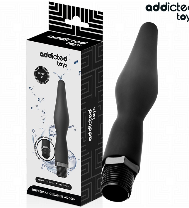 ADDICTED TOYS - ANAL CLEANER WITH UNIVERSAL ADAPTER MODEL 2
