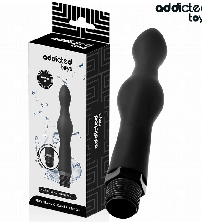 ADDICTED TOYS - ANAL CLEANER WITH UNIVERSAL ADAPTER MODEL 3