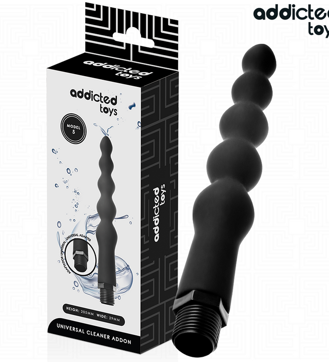 ADDICTED TOYS - ANAL CLEANER WITH UNIVERSAL ADAPTER MODEL 5