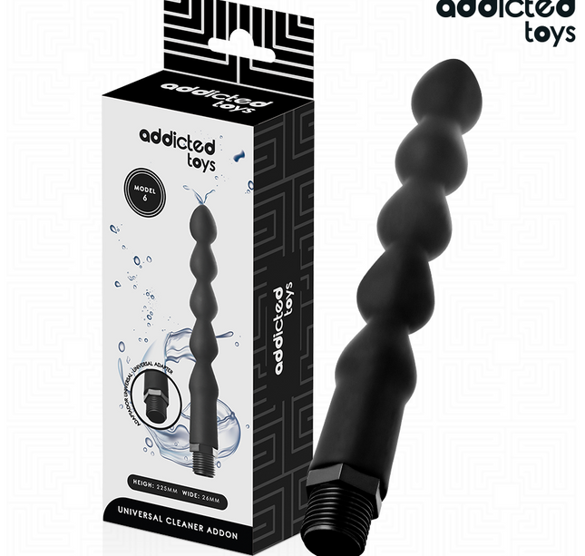 ADDICTED TOYS - ANAL CLEANER WITH UNIVERSAL ADAPTER MODEL 6