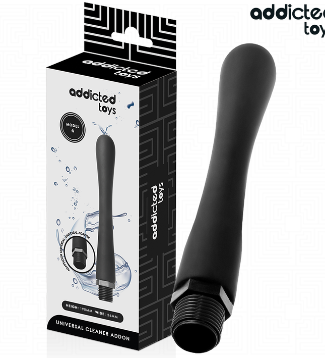 ADDICTED TOYS - ANAL CLEANER WITH UNIVERSAL ADAPTER MODEL 4
