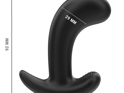 INTENSE - CHANDLER ANAL PLUG 10 VIBRATIONS BLACK REMOTE CONTROL