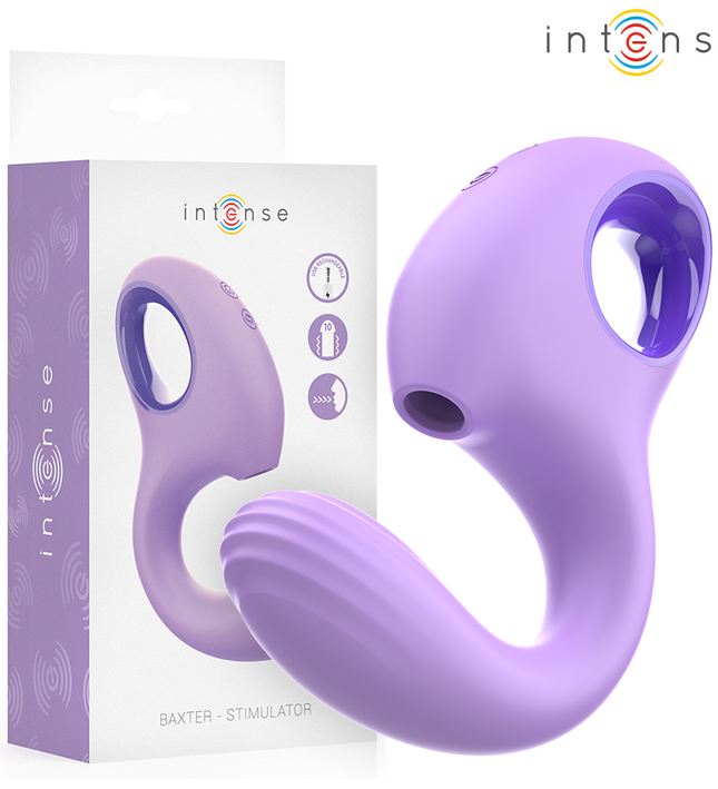 INTENSE - BAXTER VIBRATOR & STIMULATOR VIOLET