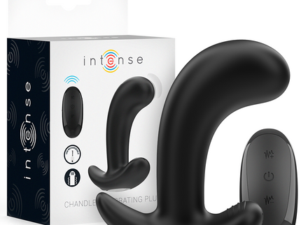 INTENSE - CHANDLER ANAL PLUG 10 VIBRATIONS BLACK REMOTE CONTROL