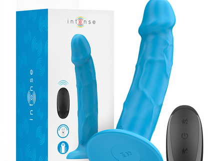 INTENSE - PHOEBE REALISTIC VIBRATOR 10 VIBRATIONS BLUE REMOTE CONTROL