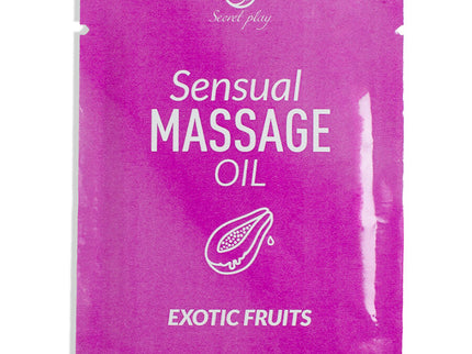 SECRETPLAY - SINGLE-DOSE EXOTIC FRUITS MASSAGE OIL 10 ML