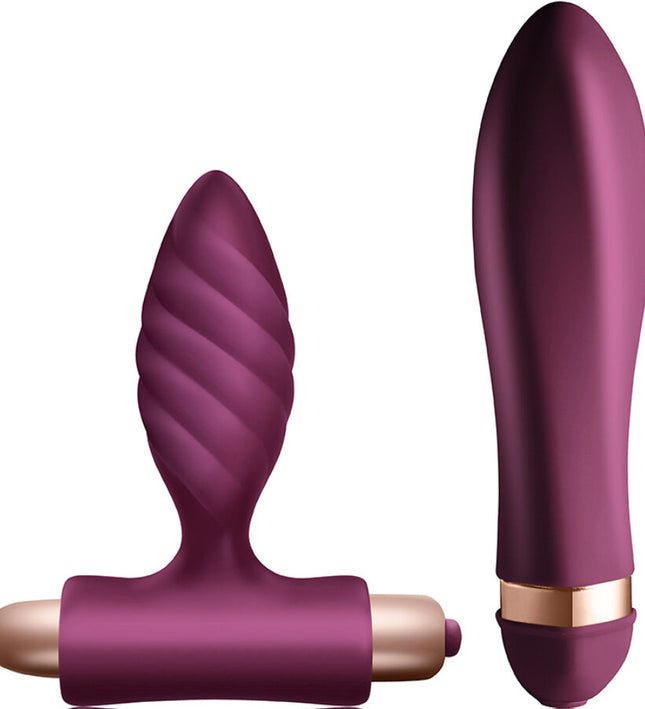 CLIMAXIMUM - DESIRE KIT TWISTED VIBRATOR + ANAL PLUG