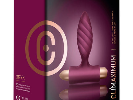 CLIMAXIMUM - ORYX TWISTED ANAL PLUG