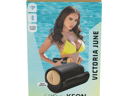 KIIROO - KEON WIFI COMBO VICTORIA JUNE AUTOMATIC MASTURBATOR + FEEL STROKER