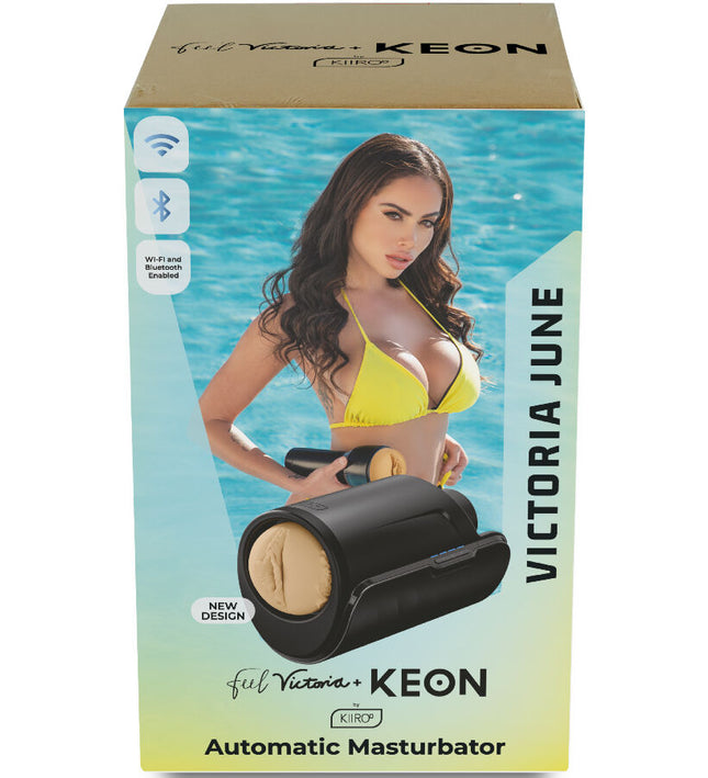 KIIROO - KEON WIFI COMBO VICTORIA JUNE AUTOMATIC MASTURBATOR + FEEL STROKER