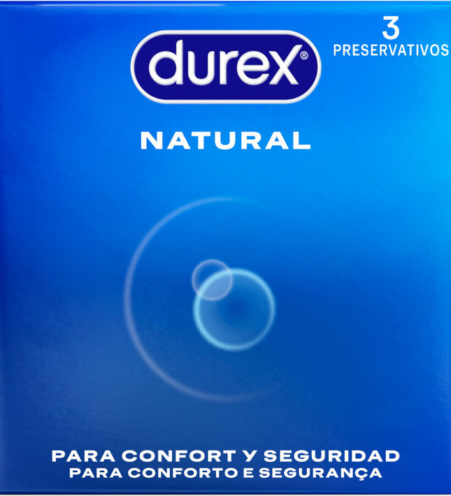 DUREX - NATURAL CONDOMS 3 UNITS