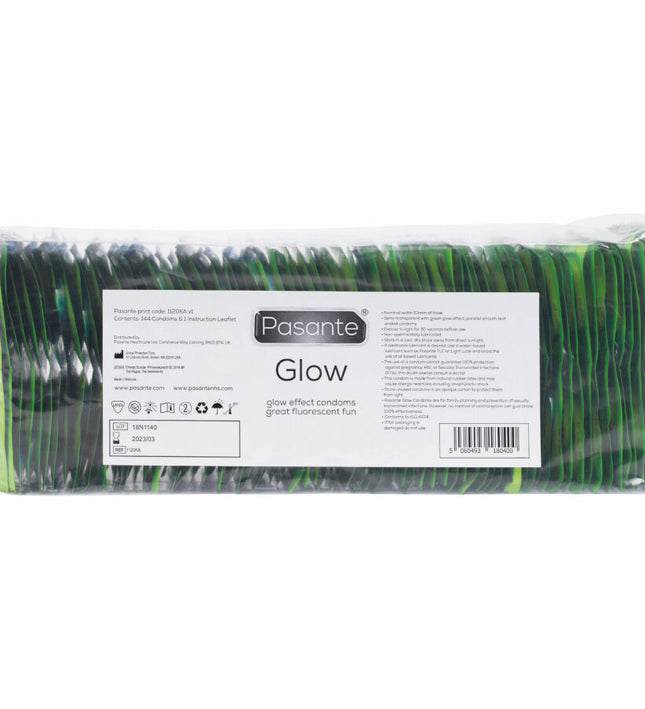 PASANTE - GLOW CONDOMS BAG 144 UNITS