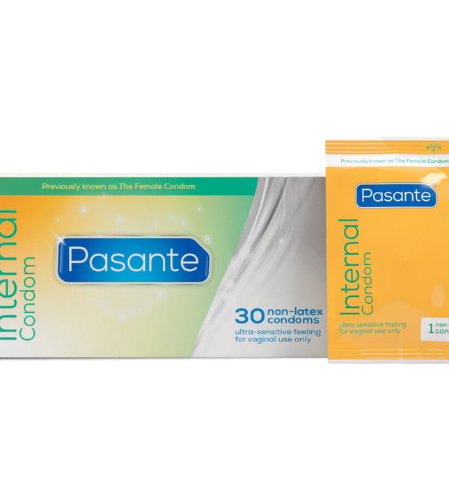PASANTE - INTERNAL FEMALE CONDOMS BOX 30 UNITS