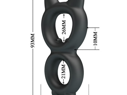 CRAZY BULL - TORAN DOUBLE SILICONE RING MODEL 20