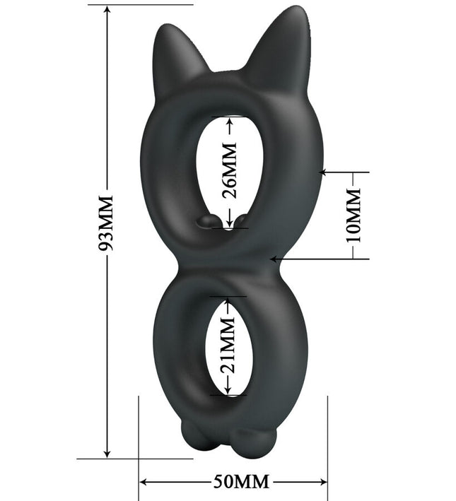 CRAZY BULL - TORAN DOUBLE SILICONE RING MODEL 20