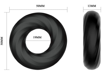 CRAZY BULL - SPIRAL SILICONE RING