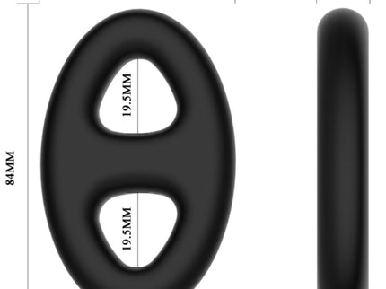 CRAZY BULL - DOUBLE OVAL SILICONE RING