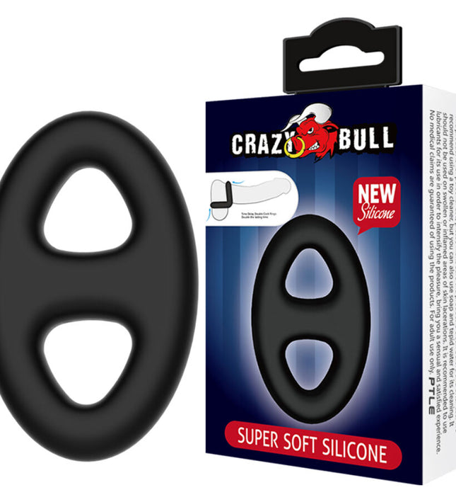 CRAZY BULL - DOUBLE OVAL SILICONE RING