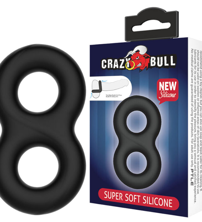 CRAZY BULL - DOUBLE INFINITY SILICONE RING