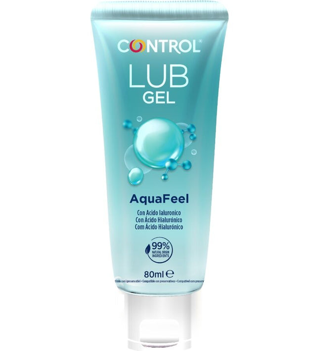 CONTROL - AQUAFEEL LUBRICANT WITH HYALURONIC ACID 80 ML