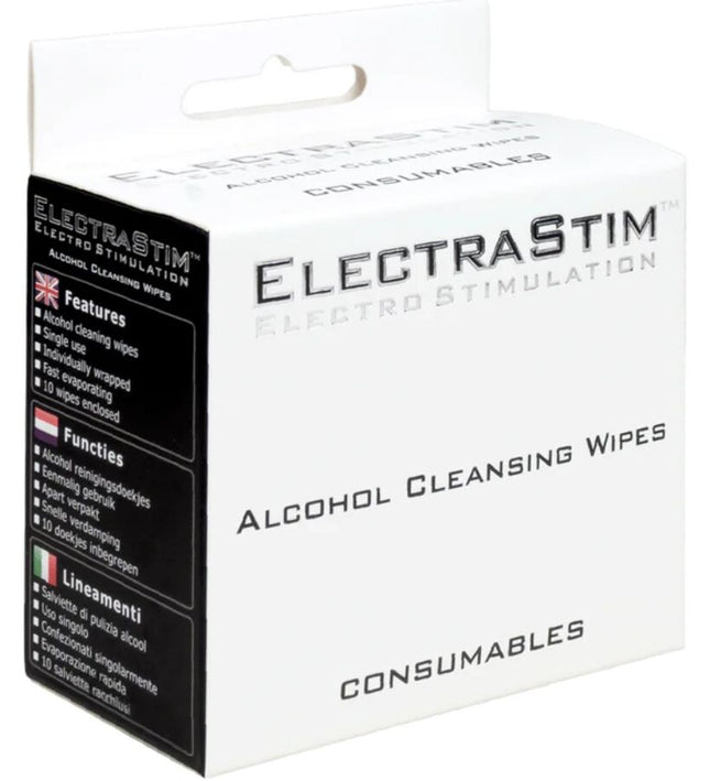 ELECTRASTIM - ALCOHOL CLEANSING WIPES 10 UNITS