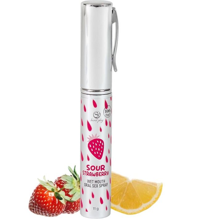 SECRETPLAY - SOUR STRAWBERRY ORAL SEX SPRAY