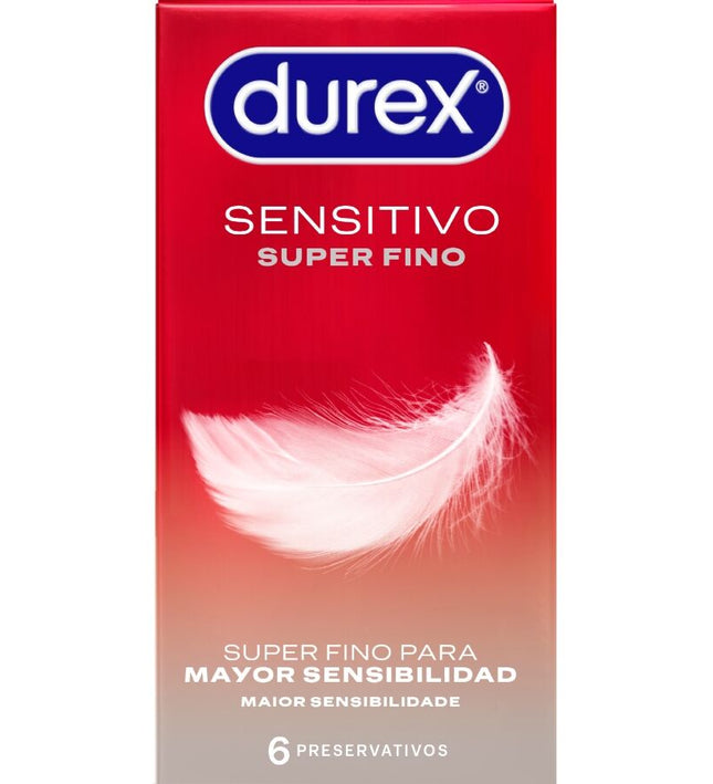 DUREX - SUPER THIN SENSITIVE 6 UNITS