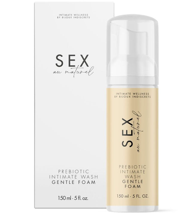 BIJOUX INDISCRETS - SEX AU NATUREL PREBIOTIC INTIMATE GEL WITH FOAM 150 ML