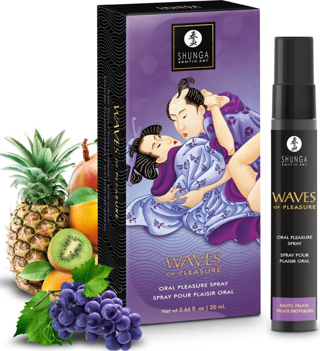 SHUNGA - WAVES PLEASURE SPRAY ORAL SEDUCTIVE EXOTIC FRUITS 20 ML